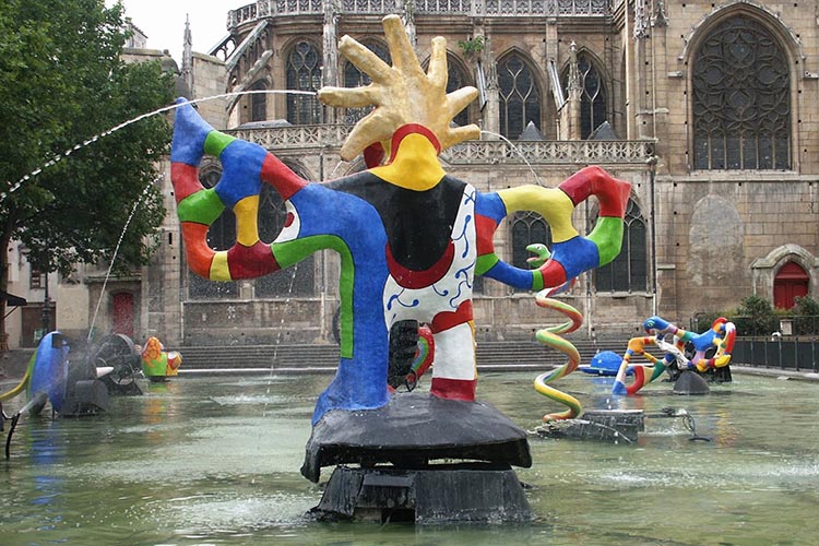 La fontana Stravinsky di Parigi