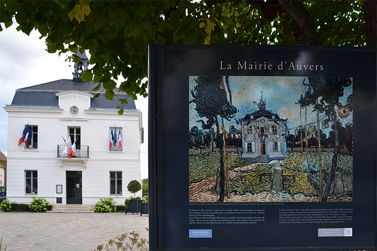 Municipio di Auvers sur Oise dipinto da van Gogh