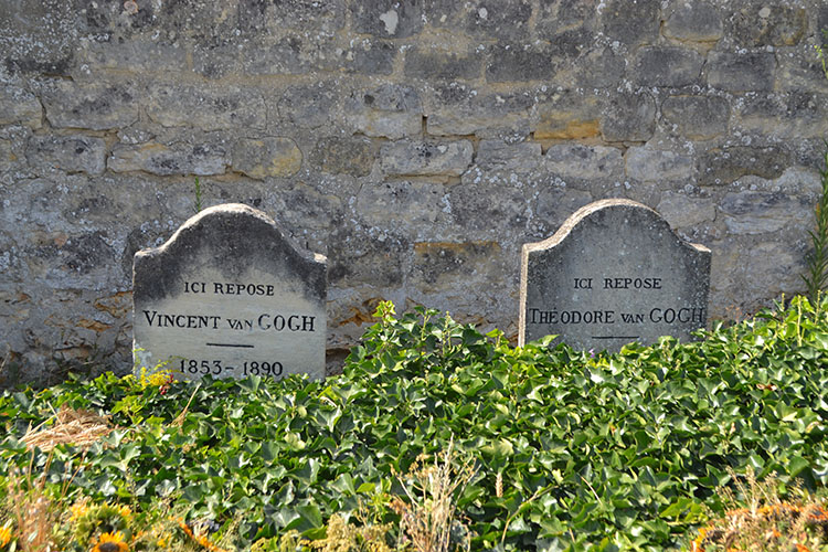 Tomb of Vincent and Theo van Gogh in Auvers sur Oise