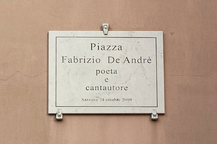 Sarzana e l’omaggio a Fabrizio De Andrè