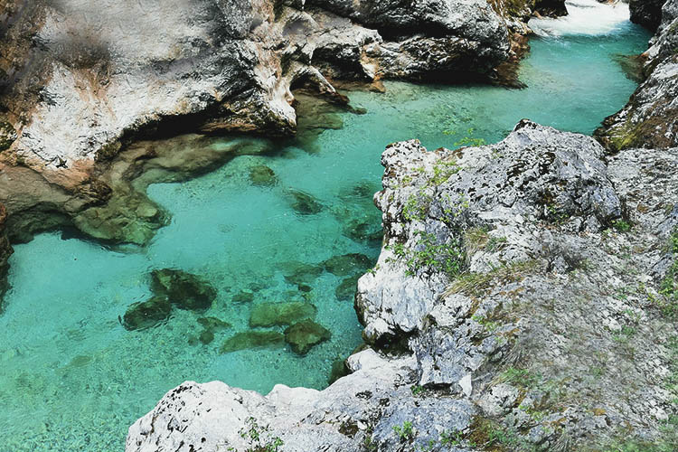 Le acque del fiume Isonzo Športne aktivnosti na reki Soči