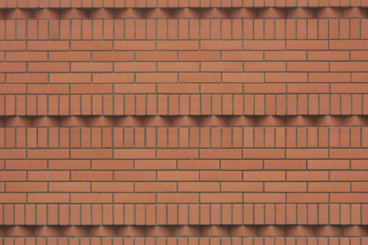 Decoro con mattone a vista