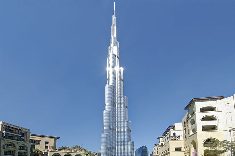 Dettaglio della forma del Burj Khalifa